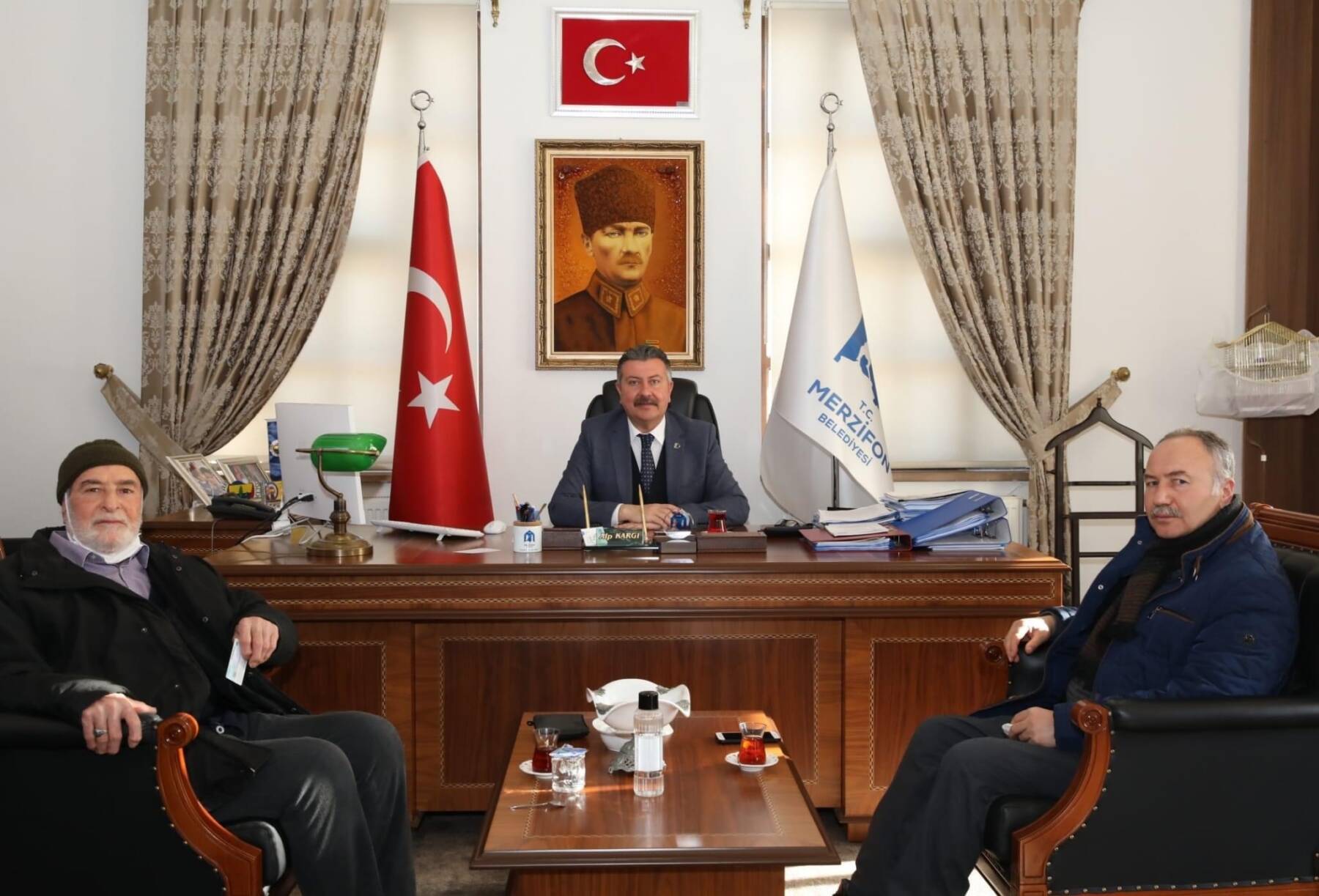 Başkanımız, Ahmet Ve Sadiye Harputlu Çiftine Teşekkürlerini İletti