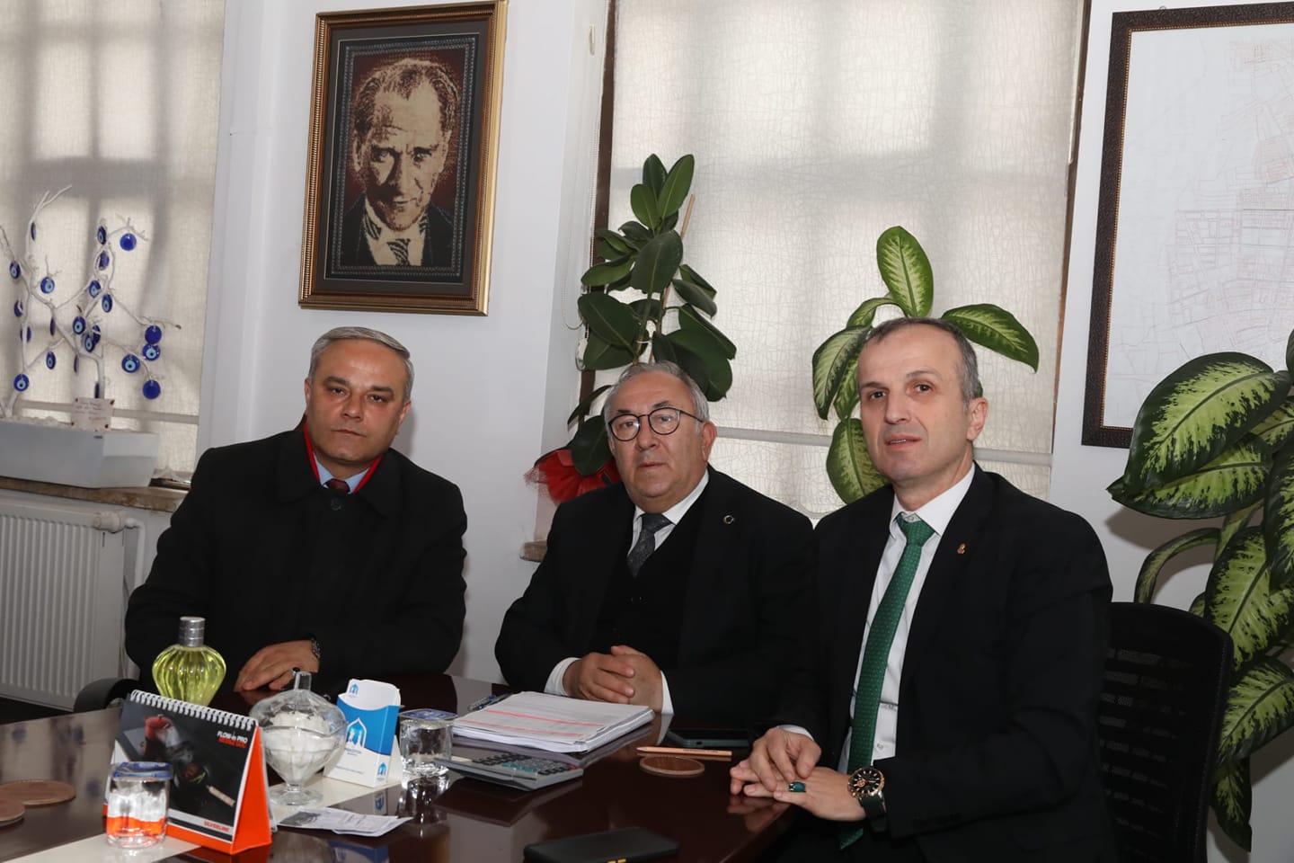 Camicedit Mahallesi Muhtarımız Sezgin KARA Belediyemize ziyarette bulundu