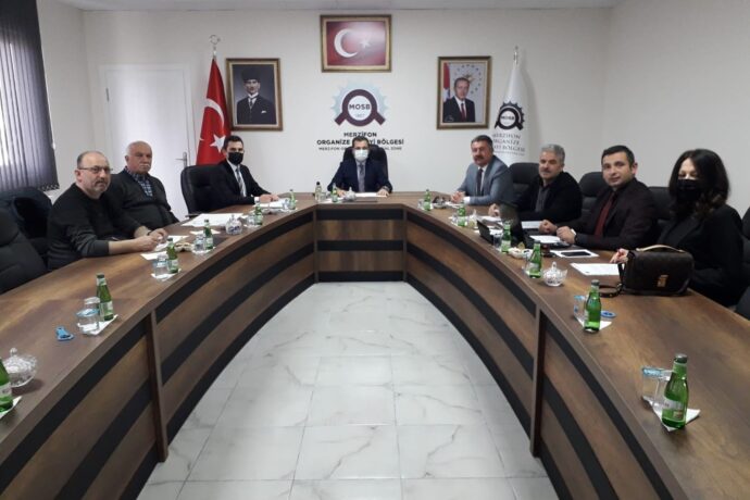 Kaymakamımız Sayın Ali GÜLDOĞAN Başkanlığında OSB Yönetim Kurulu Toplantımızı gerçekleştirdik.