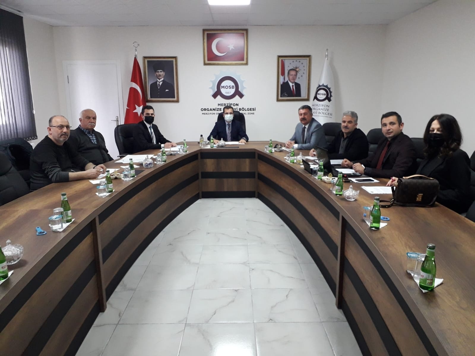 Kaymakamımız Sayın Ali GÜLDOĞAN Başkanlığında OSB Yönetim Kurulu Toplantımızı gerçekleştirdik.