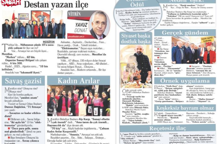 Destan Yazan İlçe…