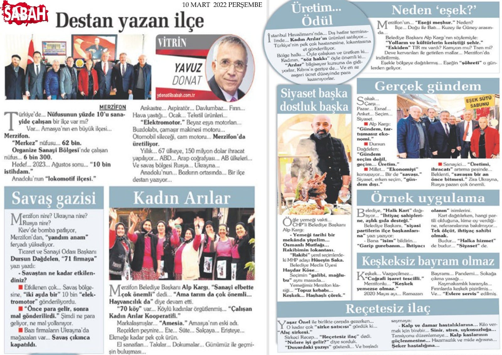 Destan Yazan İlçe…