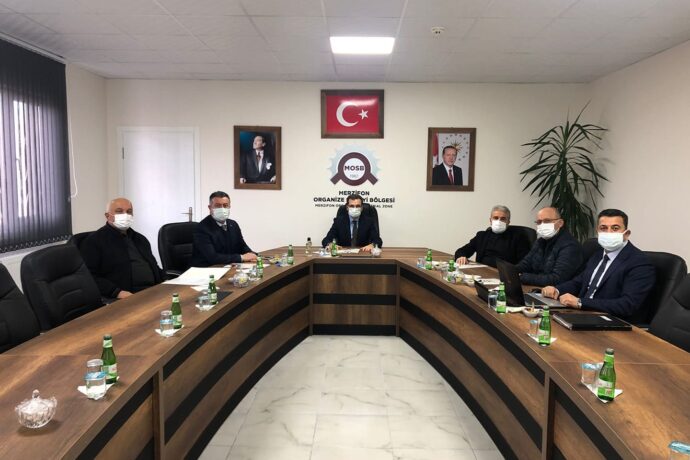 Kaymakamımız Sn.Ali GÜLDOĞAN Başkanlığında OSB Yönetim Kurulu Toplantısı