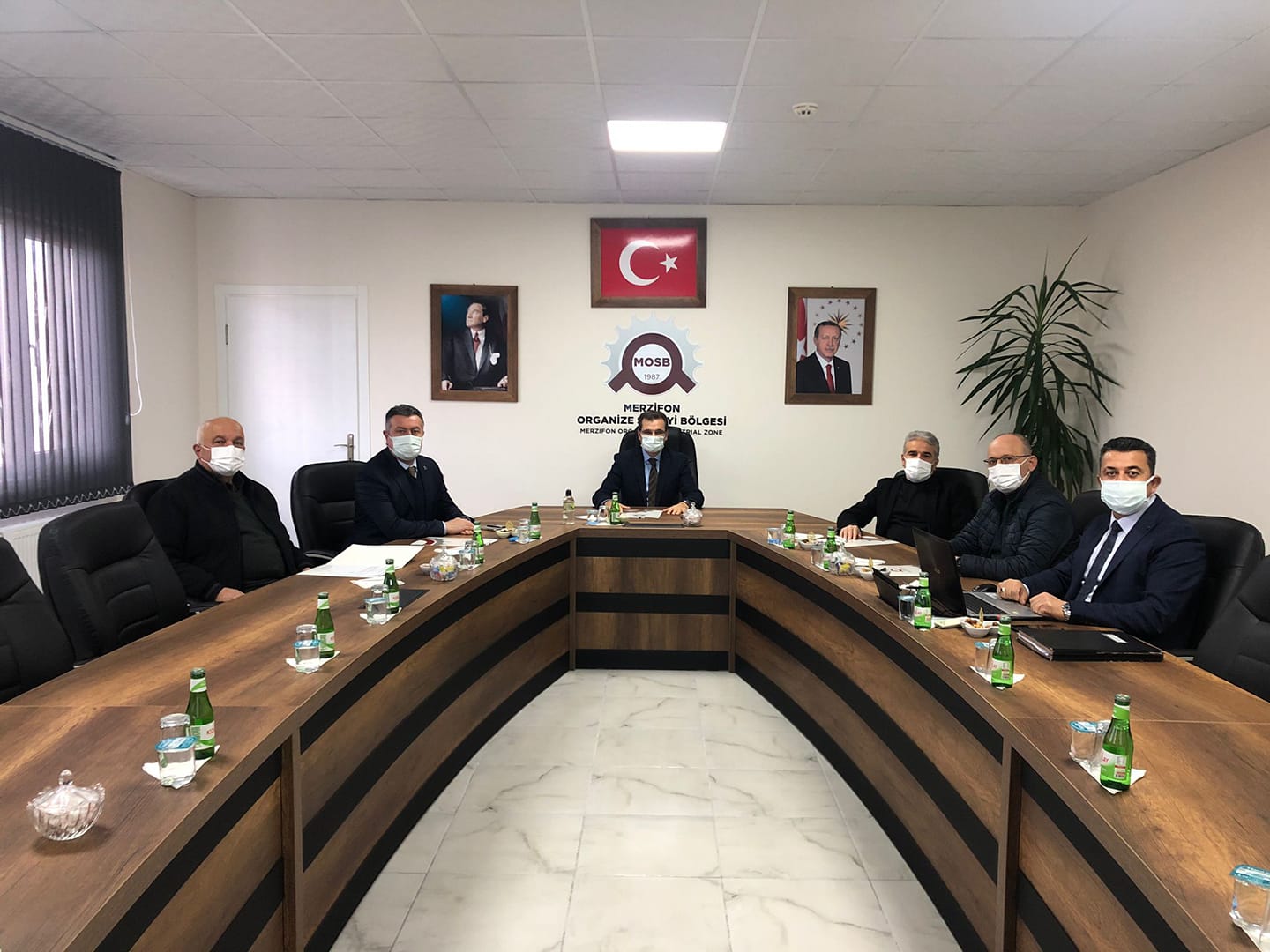 Kaymakamımız Sn.Ali GÜLDOĞAN Başkanlığında OSB Yönetim Kurulu Toplantısı