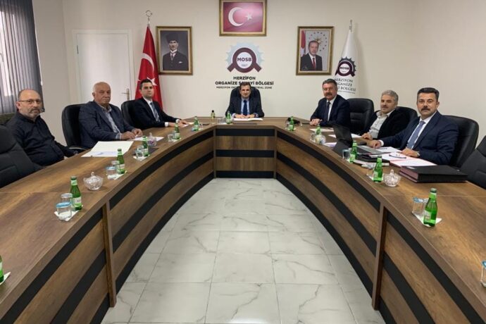 Kaymakamımız Sayın Ali GÜLDOĞAN Başkanlığında OSB Yönetim Kurulu Toplantımızı gerçekleştirdik