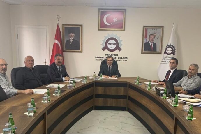 Kaymakamımız Sn. Ali GÜLDOĞAN Başkanlığında OSB Yönetim Kurulu Toplantımızı gerçekleştirdik