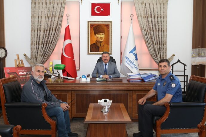 Gümüşhacıköy Emniyet Müdürü Belediyemize Ziyarette Bulundu