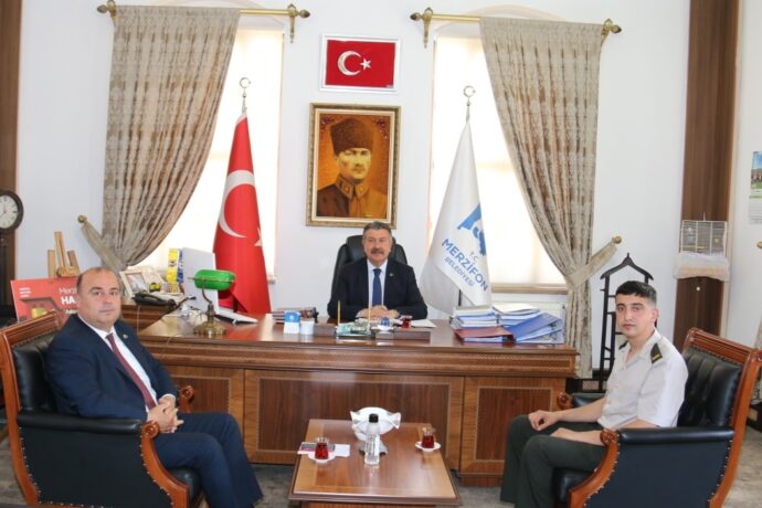Askerlik Şubesi Başkanı Belediyemize Ziyarette Bulundu