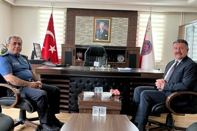 Başkanımız Alp Kargı, İlçe Emniyet Müdürlüğüne Ziyarette Bulundu