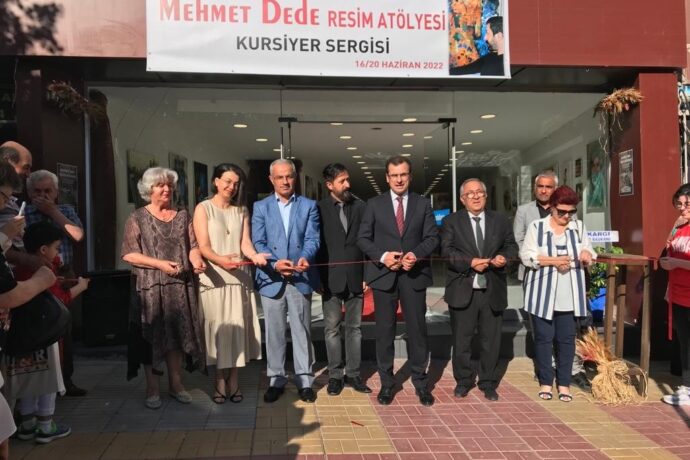 Başkan Yardımcımız M. Tuncer Basmacı, Ressam ve Sanatçı Mehmet Dede’nin Sergi Açılışına Katıldı