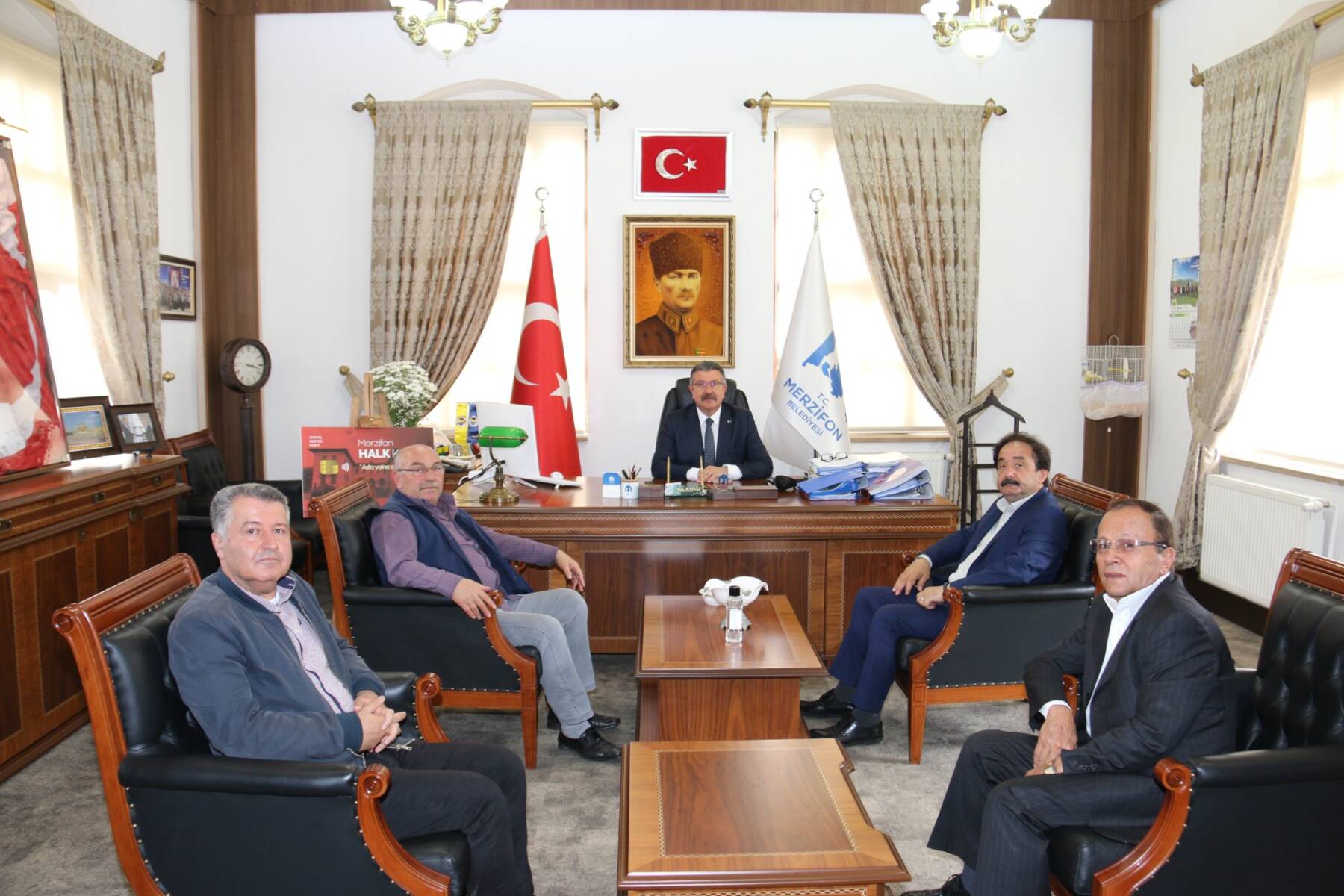 CHP Suluova İlçe Başkanı Belediyemize Ziyarette Bulundu