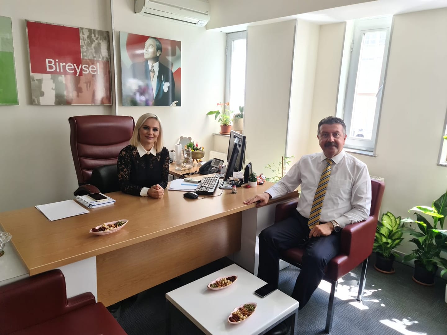 Başkanımız Alp Kargı, Denizbank Merzifon Şube Müdürü’ne Ziyarette Bulundu