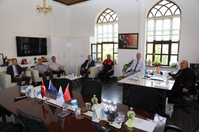 Amasya İtfaiye Teşkilatı Denetleme Komisyonu Görevlileri Belediyemize Ziyarette Bulundu