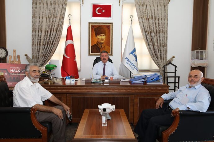 Saadet Partisi Merzifon İlçe Başkanı ve Yardımcısından Belediyemize Ziyaret