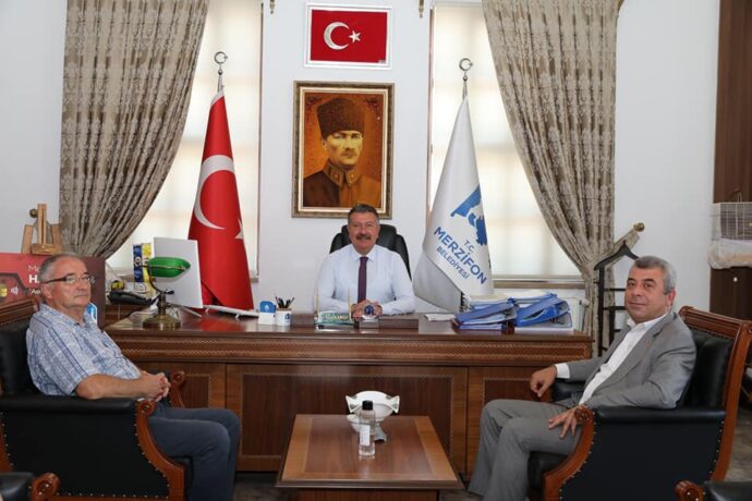 Arif Ferahoğlu ve Arif Gürkan’dan Belediyemize Ziyaret