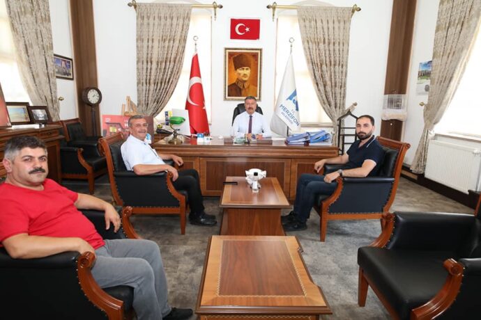 Merzifon Şoförler ve Otomobilciler Odası Başkanı Belediyemize Ziyarette Bulundu