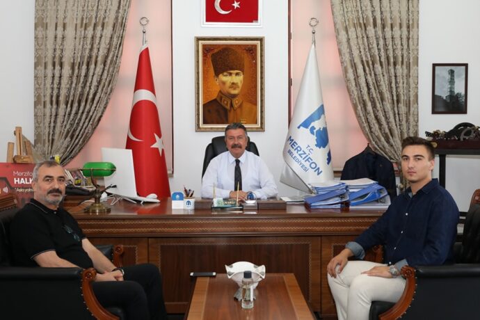 Bahadır Kargı ve Burak Bora Kargı’dan Belediyemize Ziyaret