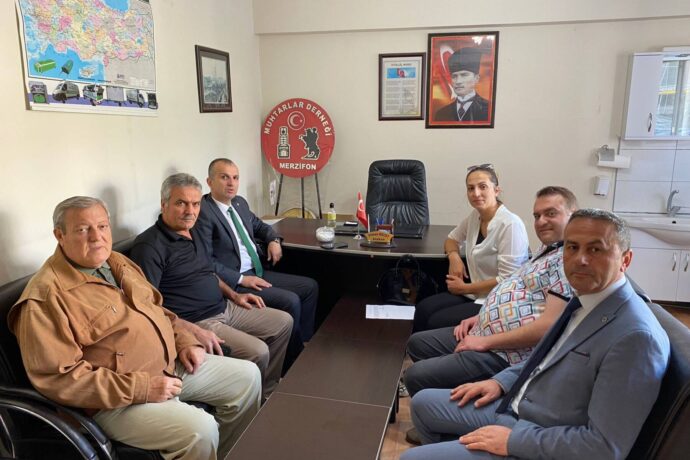 Başkan Yardımcımız Erkan Ergül, Muhtarlar Derneği’ni Ziyaret Etti