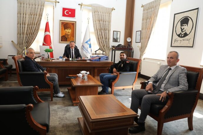Gelecek Partisi Merzifon İlçe Başkanı Belediyemize Ziyarette Bulundu