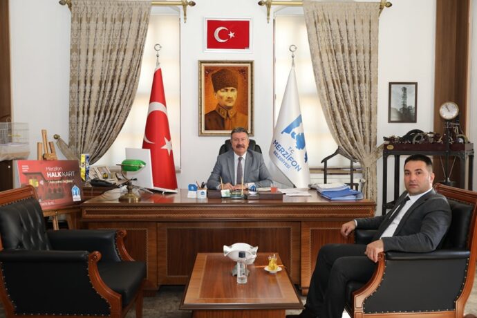 PTT Müdürü Hasan İNCE Belediyemize Ziyarette Bulundu