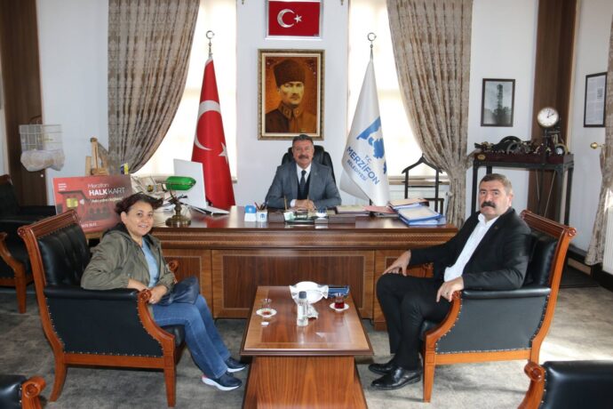 CHP Gümüşhacıköy İlçe Başkanı Belediyemize Ziyarette Bulundu