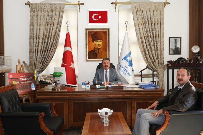 Orman İşletme Müdürü Uğur Tamer Çelik Belediyemize Ziyarette Bulundu