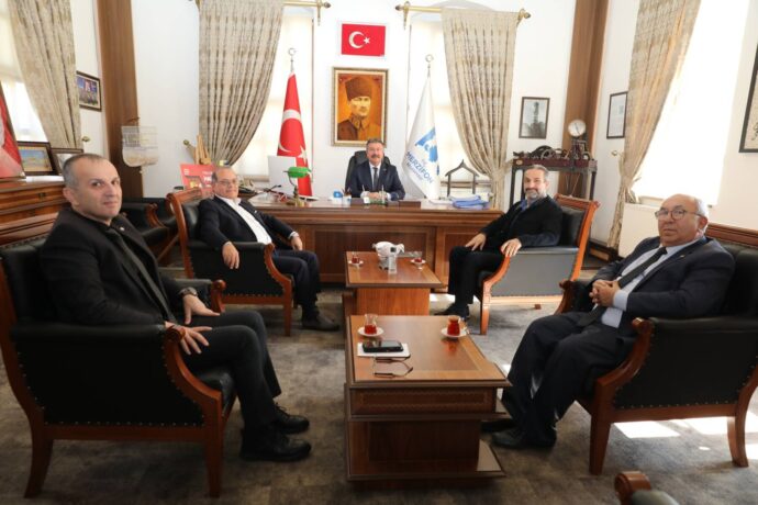 Halil Rasim Koçkar ve Abdullah Doğan Kefeli Belediyemize Ziyarette Bulundular