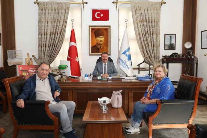 Necdet Çağlayan ve Kıymetli eşi Belediyemize Ziyarette Bulundular