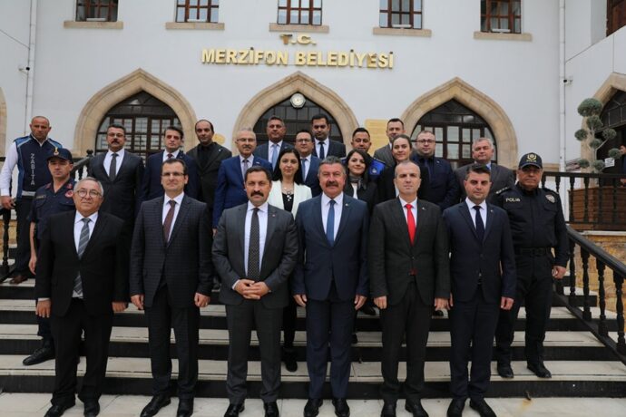 Amasya Valimiz Belediyemize Ziyarette Bulundu