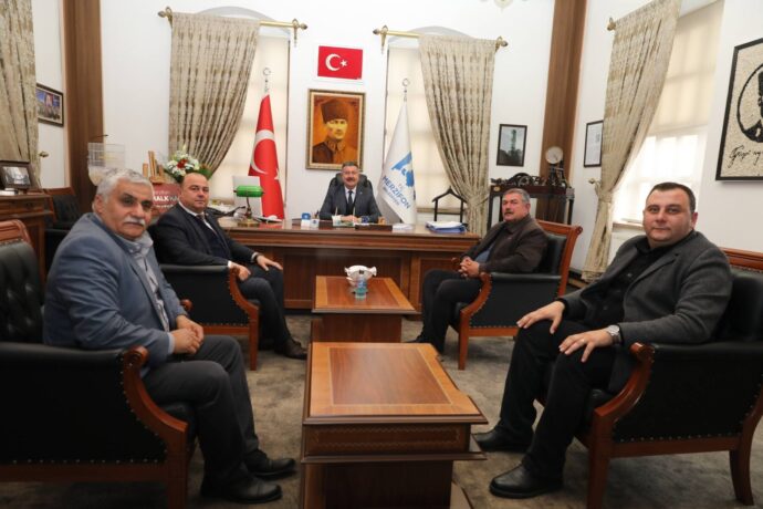 Hayrettin ve Yakup Köyü Muhtarları Belediyemize Ziyarette Bulundu