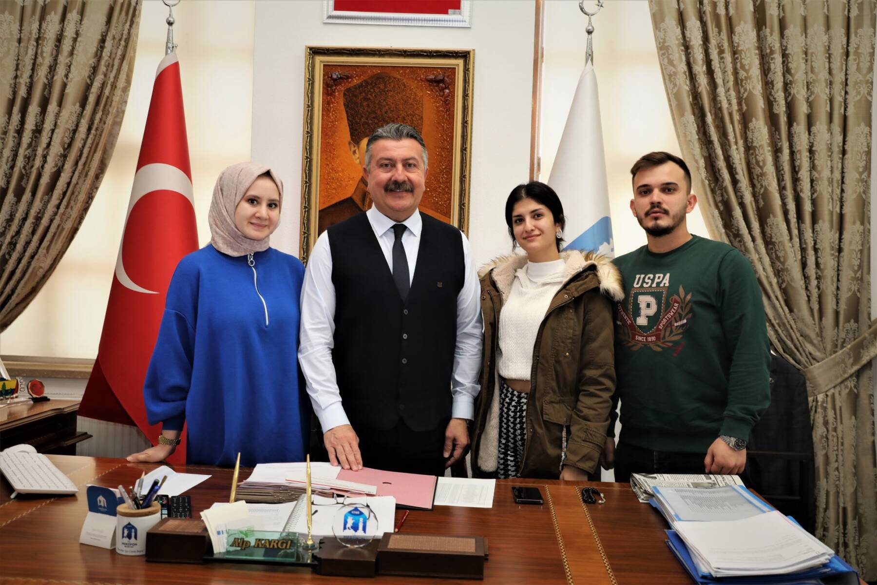 Amasya Üniversitesi Kültür ve Siyaset Kulübü Belediyemize Ziyarette Bulundu