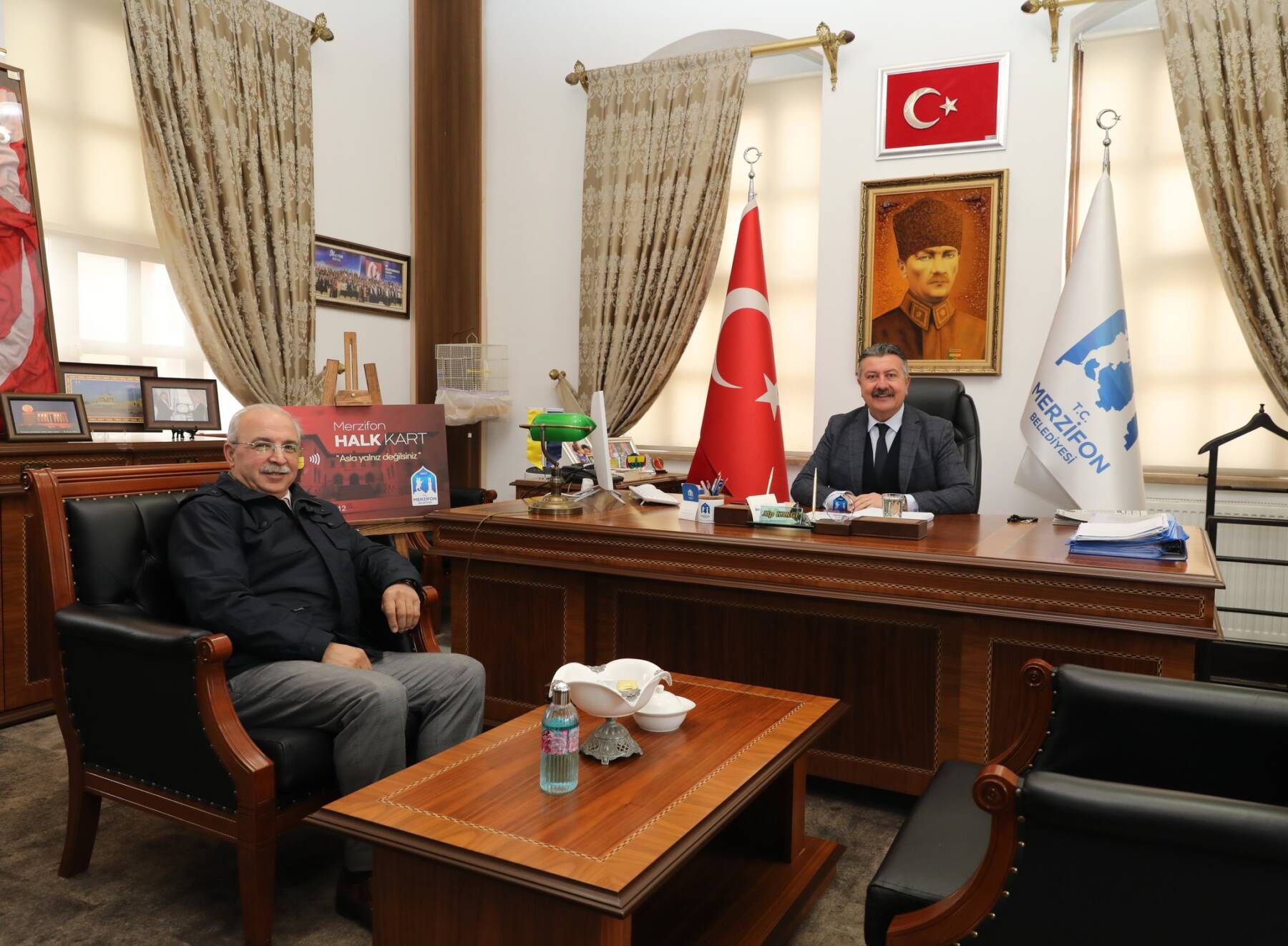 Feramuz Altınsoy Belediyemize Ziyarette Bulundu