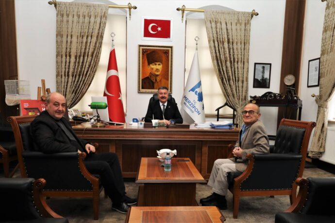 Mustafa Altan Yüce ve Önder Namlı Belediyemize Ziyarette Bulundular