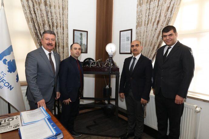 Sn. Dursun Koç, Sn. Selçuk Sezikli ve Sn. Özgür Dalkıran Belediyemize Ziyarette Bulundular