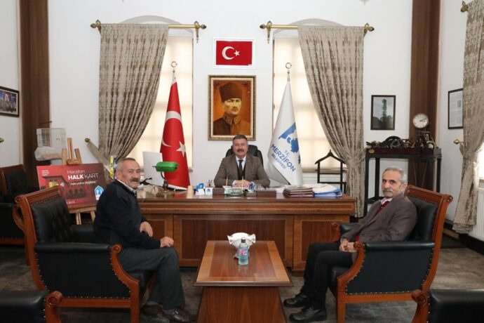 Amasya Cem Vakfı Başkanı ve Cem Vakfı Dedesi’nden Belediyemize Ziyaret