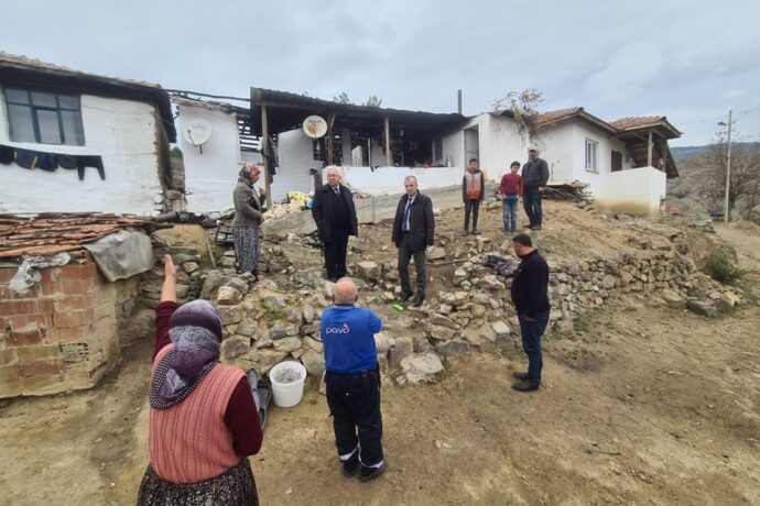 Başkan Vekilimiz ve Başkan Yardımcımız Yangınzede Vatandaşlarımıza Ziyarette Bulundular