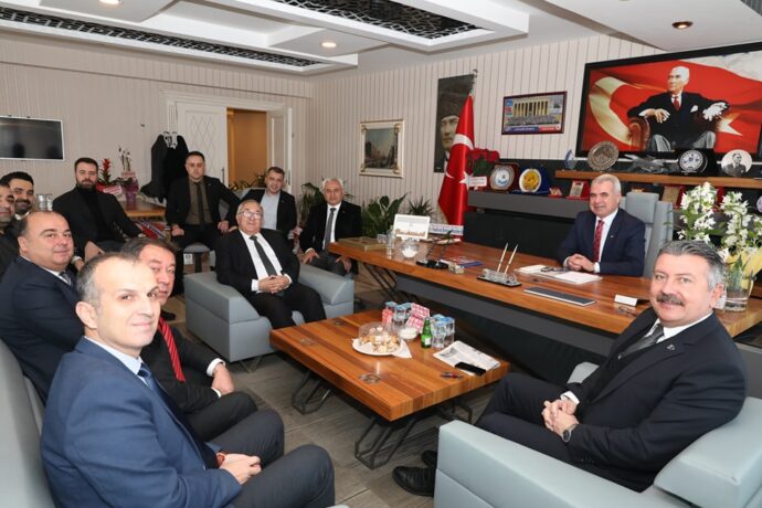 Başkanımız ve Başkan Yardımcılarımız Merzifon Ticaret Odası’na Ziyarette Bulundular