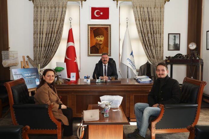 Berna Gökçe ve Özgür Gökçe Belediyemize Ziyarette Bulundular