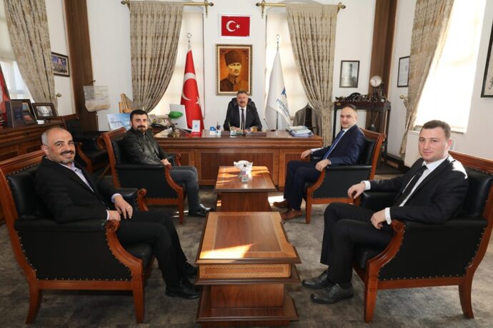 Amasya Veteriner Hekimleri Odası Başkanı ve Yönetim Kurulu Üyeleri Belediyemize Ziyarette Bulundular