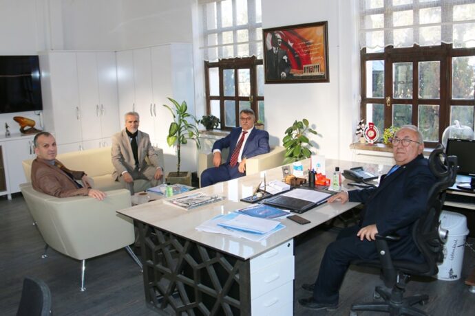 ADEF Genel Başkanı ve Genel Sekreteri Belediyemize Ziyarette Bulundular