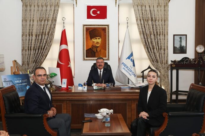 Rasim Seven ve Kızı Belediyemize Ziyarette Bulundular