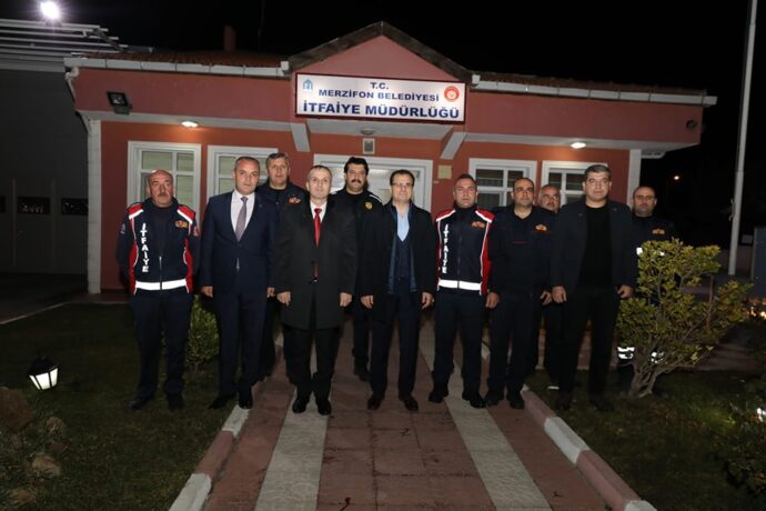 Başkan Yardımcımız Erkan Ergül, Yılbaşı Gecesinde Mesai Harcayan Personelleri Ziyaret Etti