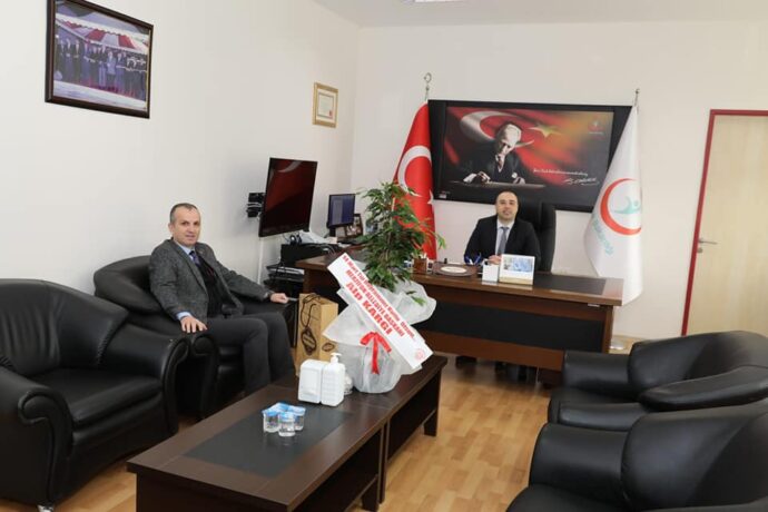 14 Mart Tıp Bayramı sebebiyle Merzifon Kara Mustafa Paşa Devlet Hastanesine Ziyaret