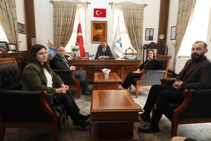 Merzifon Atatürkçü Düşünce Derneği Belediyemize Ziyarette Bulundu