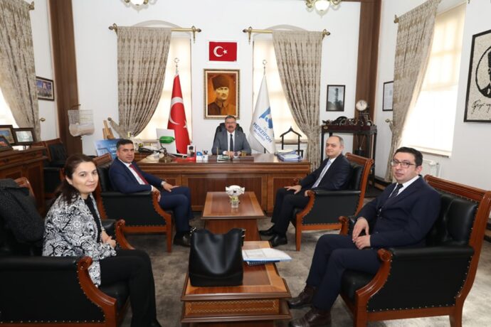 HalkBank Yetkililerinden Belediyemize Ziyaret