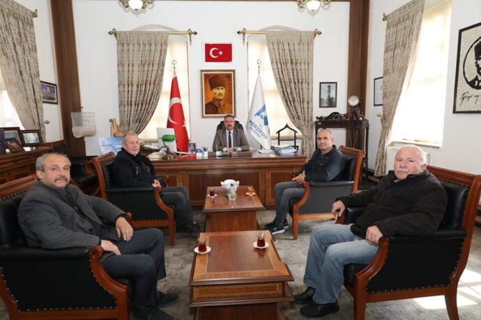 Merzifon Şehiriçi Halk Minibüsleri Yönetiminden Belediyemize Ziyaret