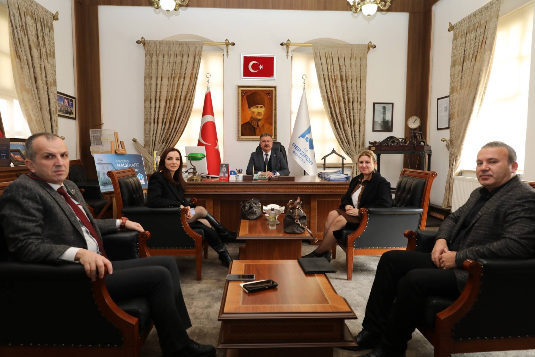 Garanti Bankası Yetkililerinden Belediyemize Ziyaret