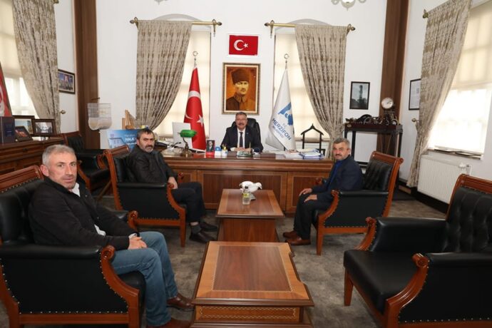 Muşruf Köyü Muhtarımızdan Belediyemize Ziyaret