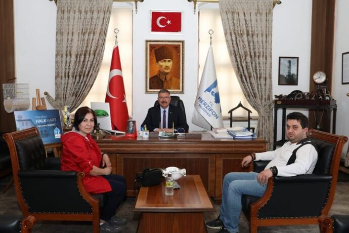 Merzifon Engelsiz Yarınlar Derneği Başkanından Belediyemize Ziyaret