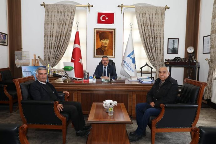 Balgöze Köyü Muhtarından Belediyemize Ziyaret